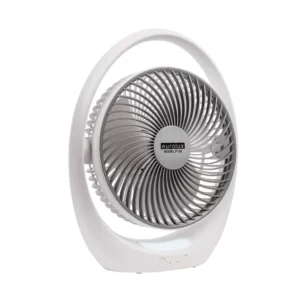 Eurolux Rechargeable LED Table Fan White & Grey